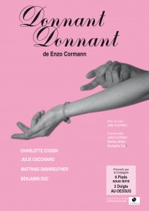 Affiche "Donnant donnant" / Sylvaine Collart