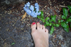 marcher sous la pluie
